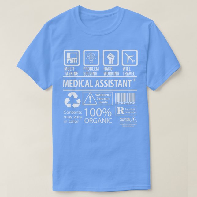 Medicinsk assistent 7 t shirt (Design framsida)