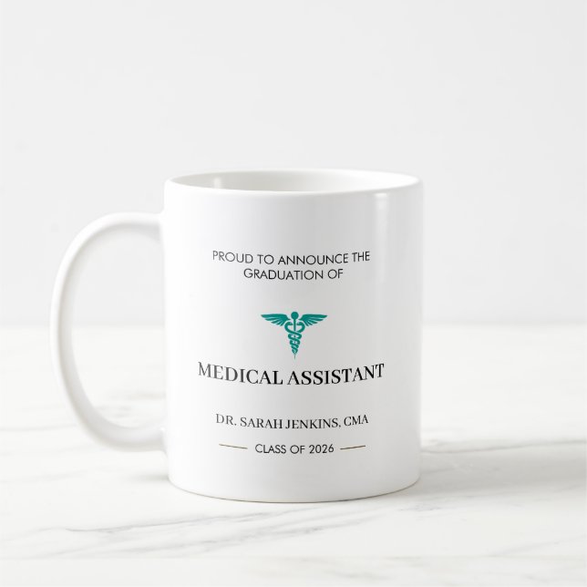 Medicinsk assistent CMA-examen 2026 Kaffemugg (Vänster)
