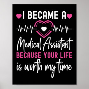 Medicinsk assistent CMA Jag blev läkare Poster