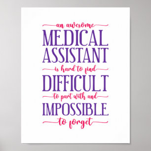 Medicinsk assistent CMA och Fantastisk sjukvårdspe Poster