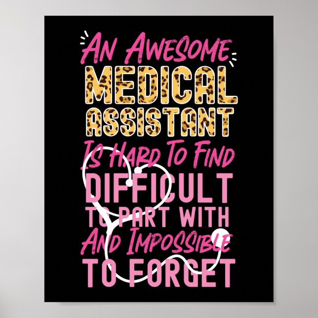 Medicinsk assistent CMA och Fantastisk sjukvårdspe Poster (Framsidan)