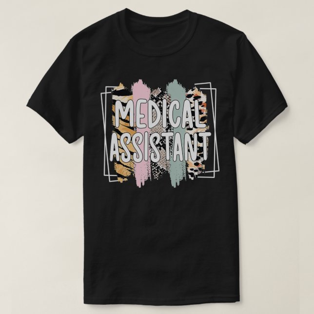 Medicinsk assistent för bedömning med assistent t shirt (Design framsida)