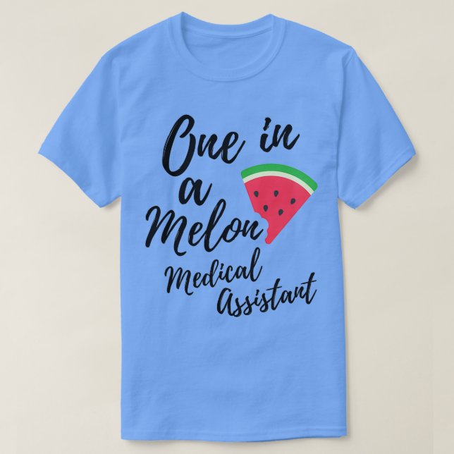 Medicinsk assistent Gift Ideas One i Melon Medica T Shirt (Design framsida)