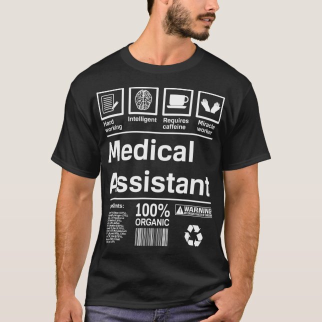 Medicinsk assistent Gift  T Shirt (Framsida)