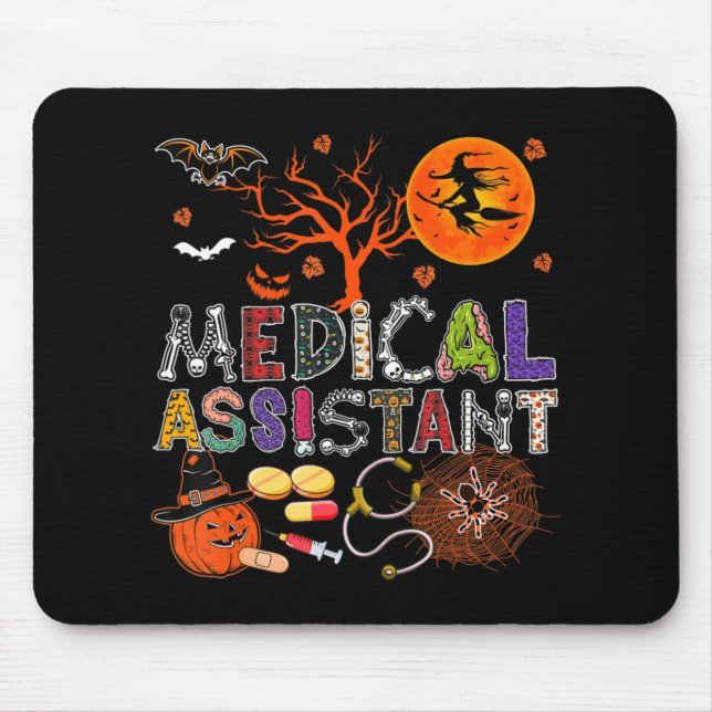 Medicinsk assistent Halloween Zombie Costume Scary Musmatta (Framsidan)