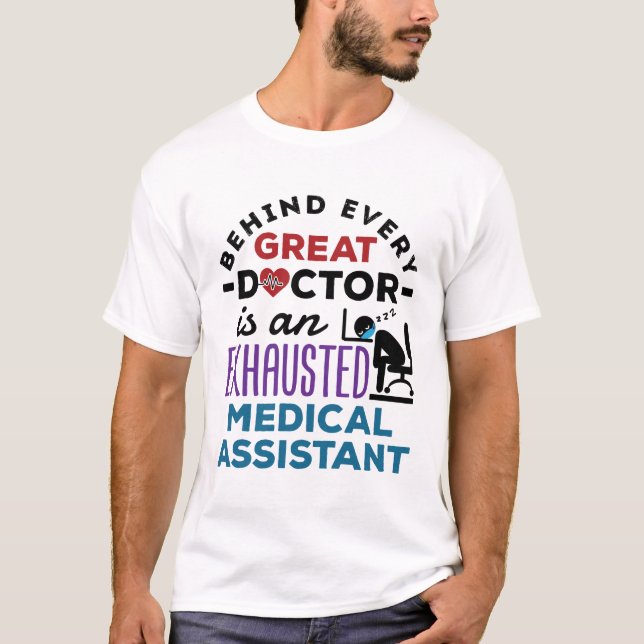 Medicinsk assistent har slutfört praktisk avskrivn t shirt (Framsida)