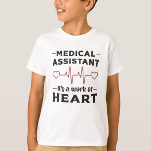Medicinsk assistent Heart Doktor Medicine Funny T Shirt