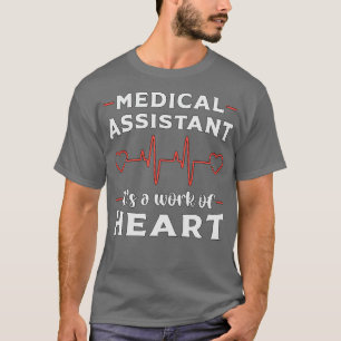 Medicinsk assistent Heart Doktor Medicine Nurse T Shirt