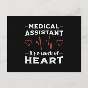 Medicinsk assistent Heart Doktor Medicine Nurse Vykort