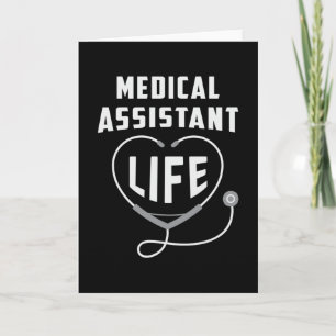Medicinsk assistent Life Doktor Medicine Nurse Fun Kort