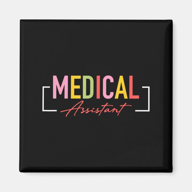 Medicinsk assistent ma cma omvårdnad läkarassisten magnet (Framsidan)