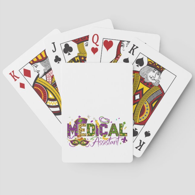 Medicinsk assistent - Mardi Gras Casinokort (Baksidan)