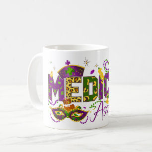 Medicinsk assistent - Mardi Gras Kaffemugg