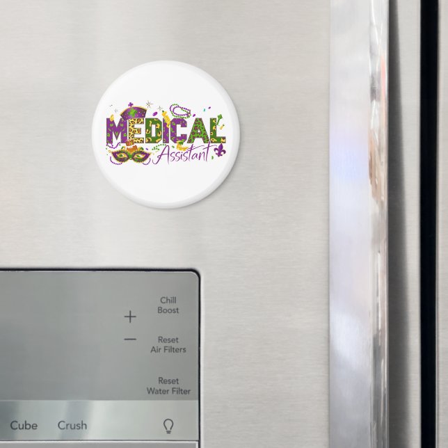 Medicinsk assistent - Mardi Gras Magnet (In Situ (Fridge))