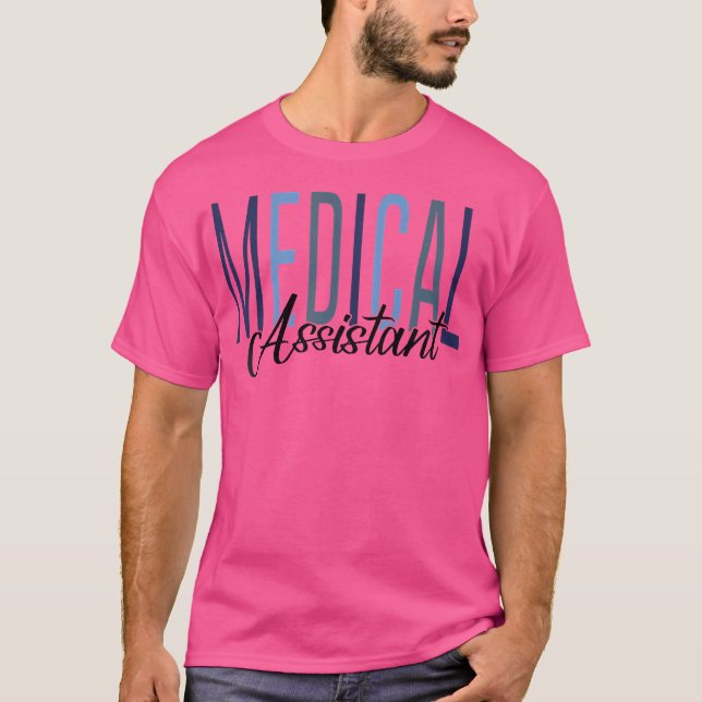 Medicinsk assistent Morsa Cma Nursing Doktor Assis T Shirt (Framsida)