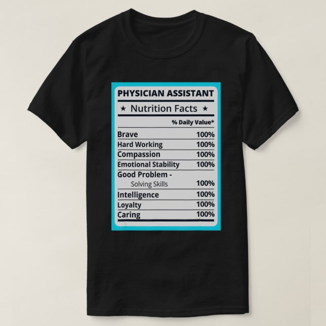 Medicinsk assistent - näringsfakturor t shirt (Design framsida)