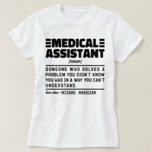 Medicinsk assistent Noun Medicine Student Student T Shirt