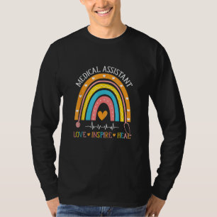 Medicinsk assistent Rainbow Kärlek Inspire Nur T Shirt