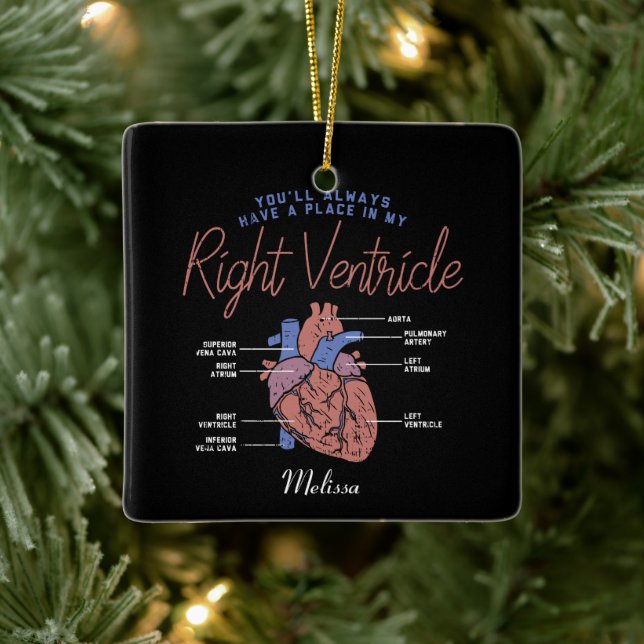 Medicinsk assistent sjuksköterska EMT Sjukvårdare  Julgransprydnad Keramik (Träd)