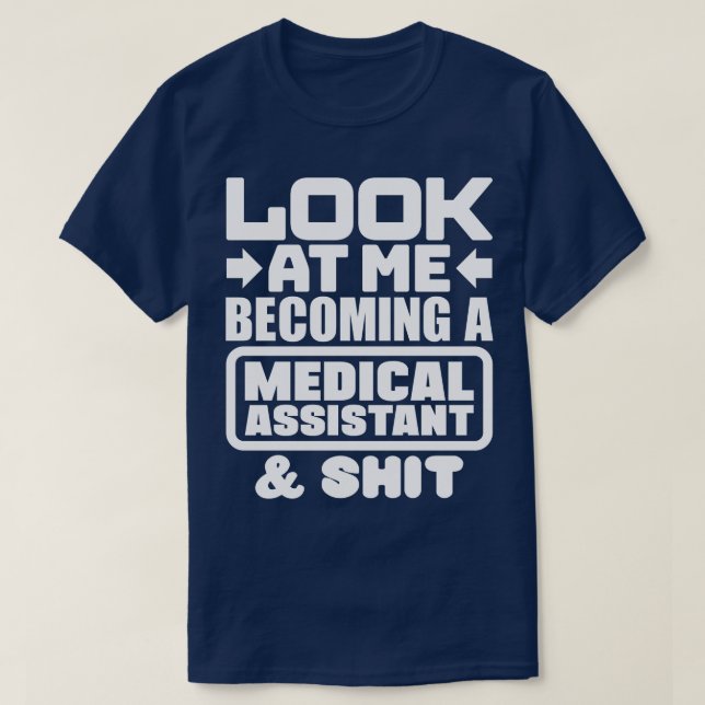 Medicinsk assistent Studenten 1 T Shirt (Design framsida)