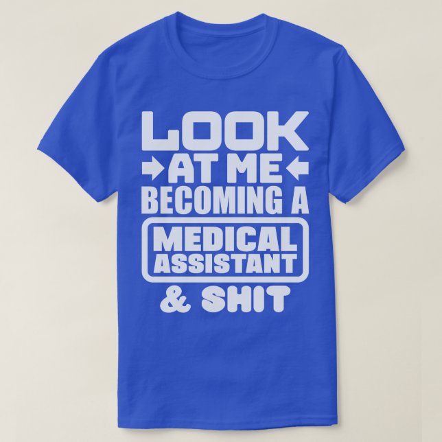 Medicinsk assistent Studenten 1 T Shirt (Design framsida)
