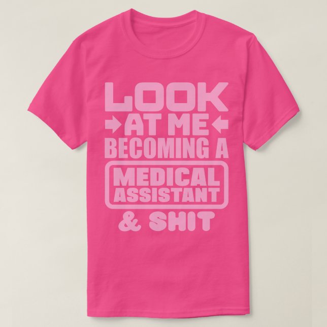 Medicinsk assistent Studenten 2 T Shirt (Design framsida)