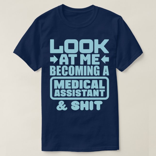 Medicinsk assistent Studenten 3 T Shirt (Design framsida)