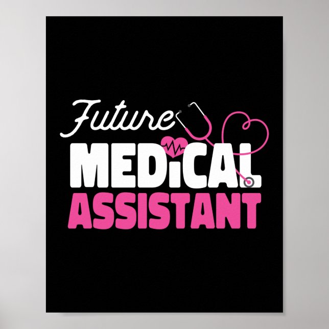 Medicinsk assistent till den blivande medicinska a poster (Framsidan)