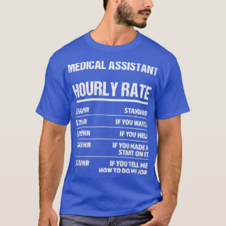 Medicinsk assistent, timtaxa för fjällande födelse t shirt