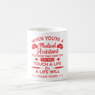 Medicinsk assistent Touch Life Gift Kaffemugg