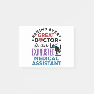 Medicinsk assistent - utökad praktisk avskrivning post-it block