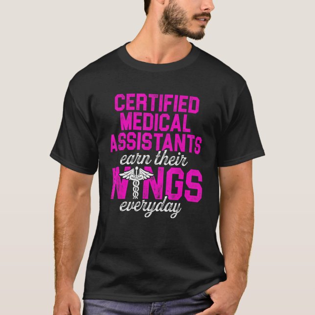 Medicinsk assistent vid Auktoriseraden vid Vinge T Shirt (Framsida)