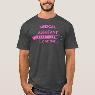 Medicinsk assistent vid inläsning av klassisk TShi T Shirt