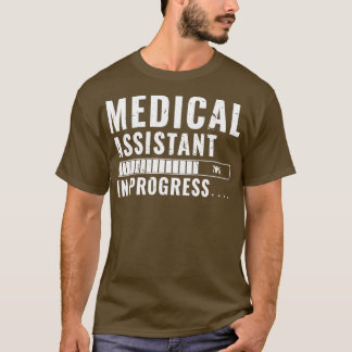 Medicinsk assistent vid utbildning av framtida pro t shirt