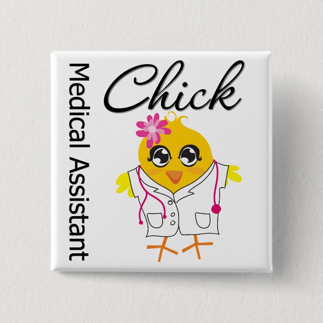 Medicinsk assistentchick knapp (Framsida)