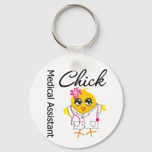 Medicinsk assistentchick nyckelring