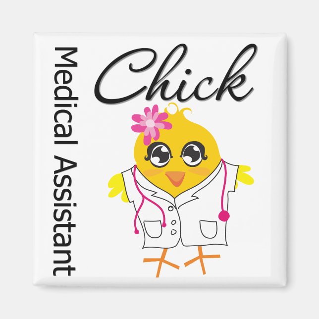 Medicinsk assistents Chick Magnet (Framsidan)