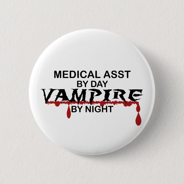 Medicinsk assistentvampyr vid natt knapp (Framsida)