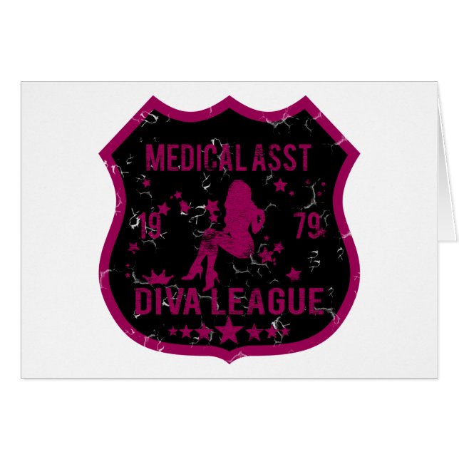 Medicinsk Asst Divaliga Hälsningskort (Framsidan Horizontal)
