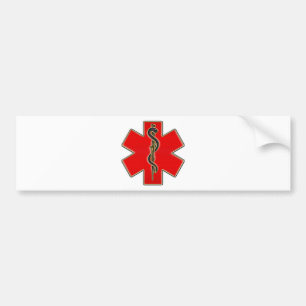 Medicinsk Caduceus Bildekal