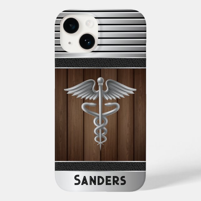 Medicinsk Caduceus Doktor Personlig (Baksida)
