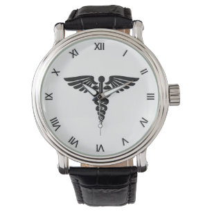 Medicinsk Caduceus Personal Armbandsur