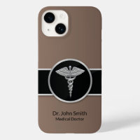 Medicinsk Caduceus Silver Professionell
