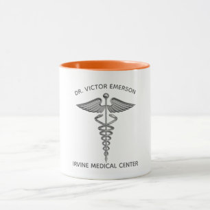 Medicinsk Caduceussymbolpersonlig Mugg