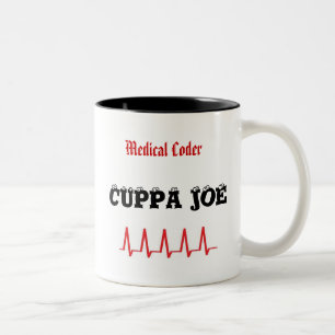 Medicinsk Coder Cuppa Joe Två-Tonad Mugg