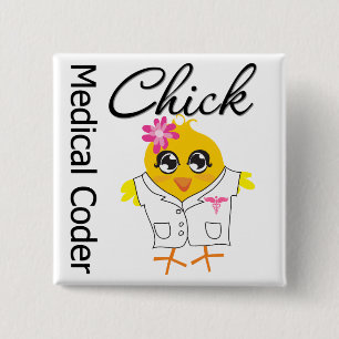 Medicinsk Coderchick Knapp