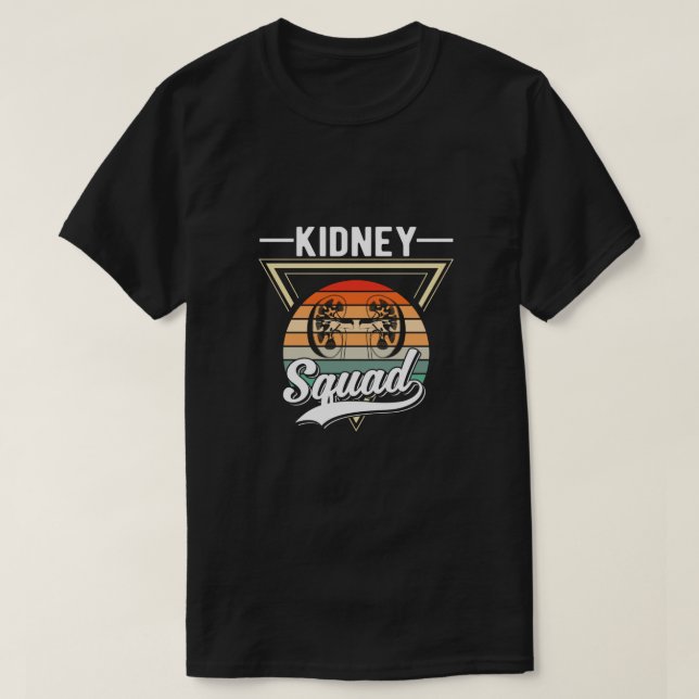 Medicinsk dialystekniker Team Kidney Hospital T Shirt (Design framsida)