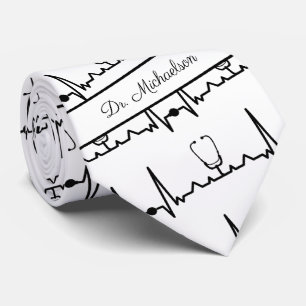 Medicinsk Doktor-kardiogram EKG Namn-kardiolog Slips