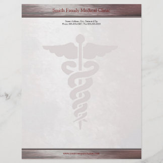 Medicinsk Doktor Letterhead Brevhuvud