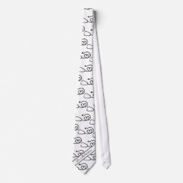 Medicinsk Doktor Namn Stetoscope Mönster Slips
